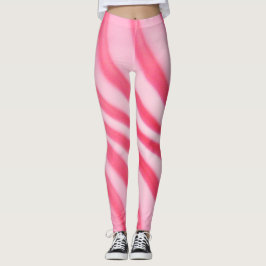 Trendig Shock rosa Swirl - Leggings