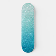 trendig skateboard med glitter glitter