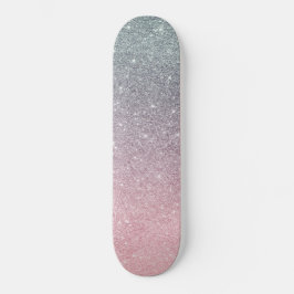 trendig skateboard med glitter glitter