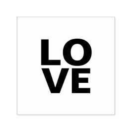 Trendig skiffergrå bakgrund Kärlek Bröllop  Självfärgande Stämpel