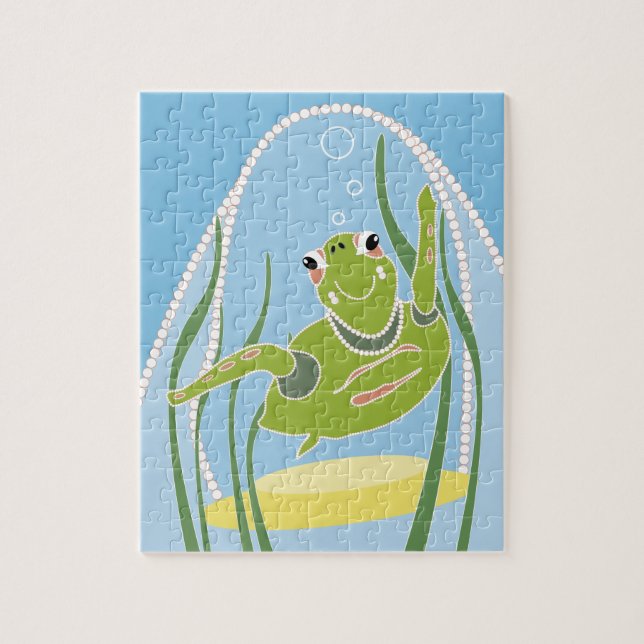 Trendig Sköldpadds Pussel (Vertikal)