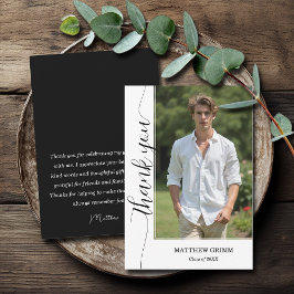 Trendig-skript, foto Studenten Tack Kort