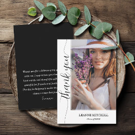 Trendig-skript, foto Studenten Tack Kort