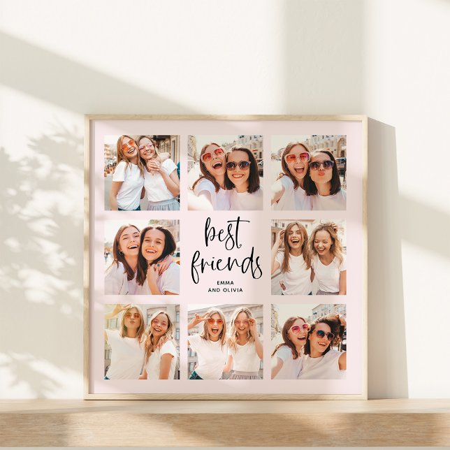Trendig-skript på  | Bästa vänner för multifoto Poster (Skapare uppladdad)