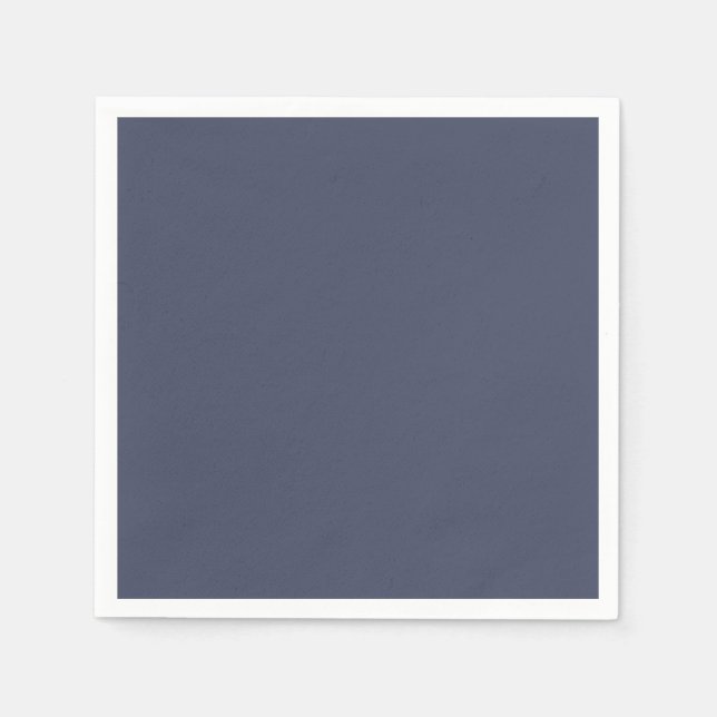 Trendig Slate Blue Grått - Napkins Pappersservett (Framsidan)