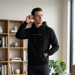 Trendig Slow Living-typografi med luftig stil mini Hoodie