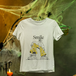 Trendig Smile Ansikte Streetwear T-Shirt
