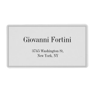 Trendig Snyggt Grått med oformaterad Elegant Moder Fraktsedel