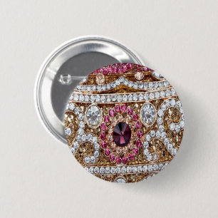 trendig snyggt guld burgundy rosa bohemian vid sil knapp