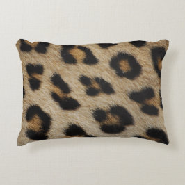 Trendig snyggt leopard päls tryckt djur mönster prydnadskudde