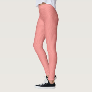 Trendig Snyggt Peach Färg Rand Best Womens Leggings