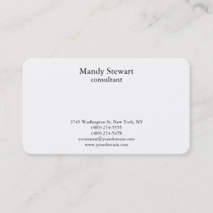 Trendig Snyggt, svart och vitt, enkelt Kreativ, en Visitkort