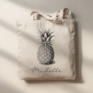 Trendig sommar tropisk ananas personlig tygkasse