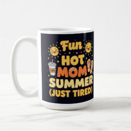 Trendig sommarflär för het mamma kaffemugg