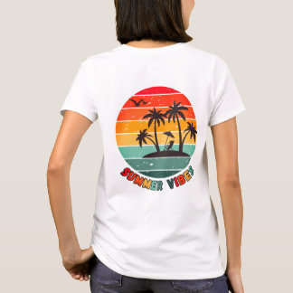 trendig "sommarstämning" t-shirt