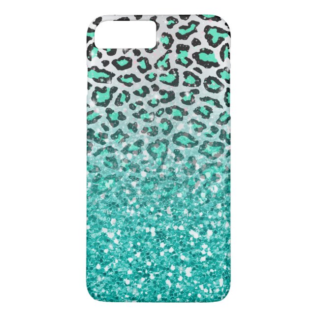 trendig Sommarvattenskörning grönt leopard djuravt Case-Mate iPhone Skal (Baksida)