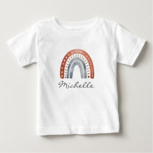 Trendig Söt Boho Akvarell Regnbåge Personlig T Shirt