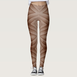 Trendig, söt brun "Ratti_Kreativ_Arts" Leggings