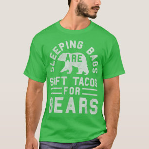 Trendig Spipande Bag Mjuka takos Poster Björn T Shirt