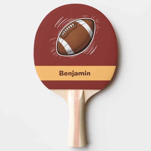 Trendig Sport Boy American Football Personlig Pingisracket (Framsidan)