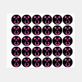 Trendig Stickers in Black