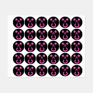 Trendig Stickers in Black