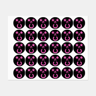 Trendig Stickers in Black