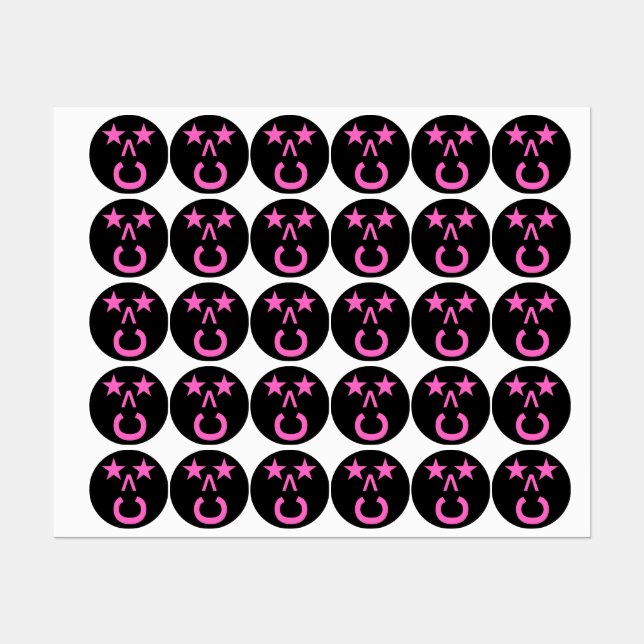 Trendig Stickers in Black (Ark)