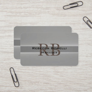 Trendig Stil Monogram minimalistisk slapp enkel Visitkort