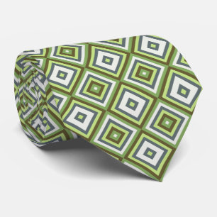 Trendig stilfull retro mitten av 1950-talet mosaik slips