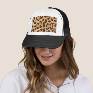 trendig stilfull safari-tema leopardmönster keps