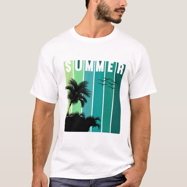 Trendig Summer T-Shirt (Framsida)