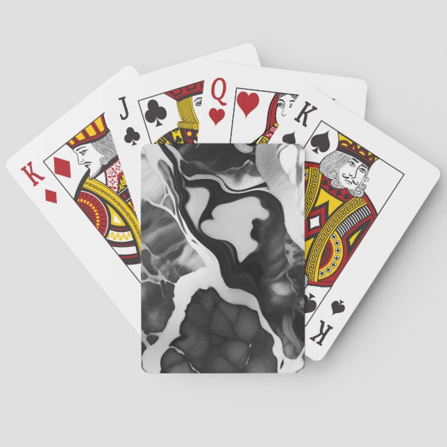 Trendig Svarthavsräka Casinokort (Baksidan)