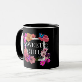Trendig Sweet Girl Coffee Mugg
