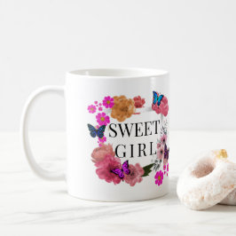 Trendig Sweet Girl Kaffemugg