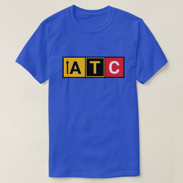 Trendig T-Shirt för Flygtrafikledning från Startba (Design framsida)