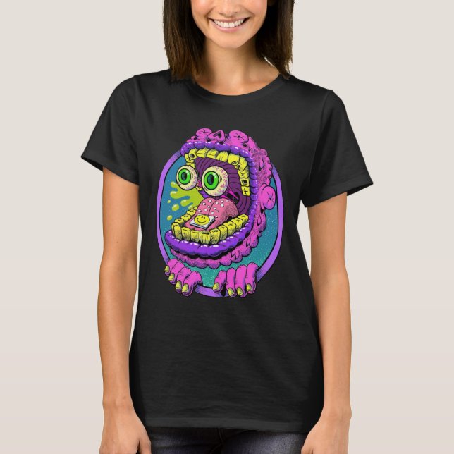 trendig t-shirt för kvinnor (Framsida)