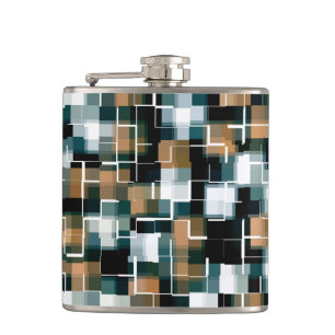 Trendig Teal Brown Black White Play Fickplunta