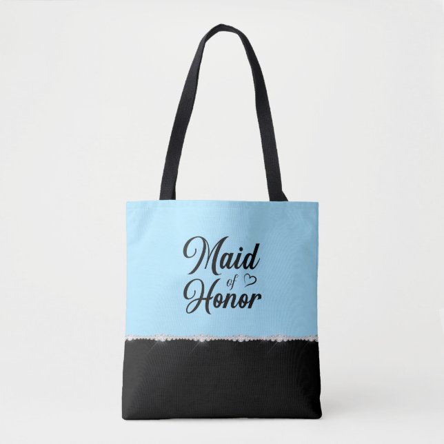 Trendig Tote Bag för Brudtärna Tygkasse (Framsida)