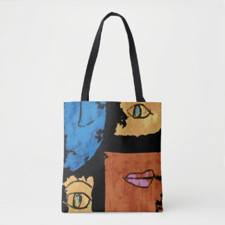 Trendig Totebag | The Face av AdzSpirit Tygkasse