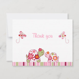 Trendig Tropical Turtle Tackkort Cards Anteckningskort