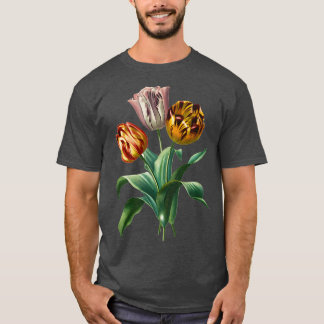 Trendig Tulip Flowers T Shirt