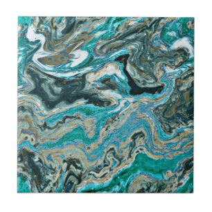 Trendig Turcoise Rocky Mönster Stil Ceramic Tile Kakelplatta