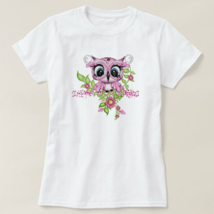 Trendig uggla t-shirt