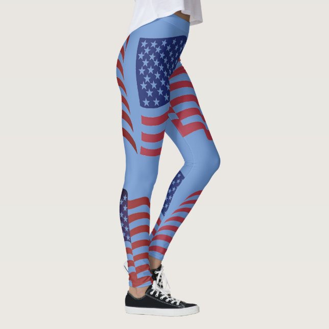 TRENDIG USA ABSTRAKT LEGGINGS (Höger)