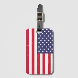 Trendig USA flagga Bagagebricka