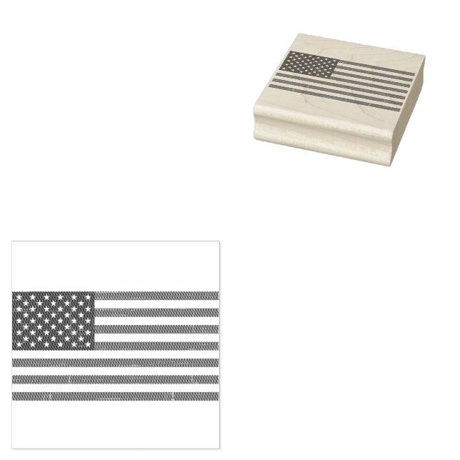 Trendig USA flagga Stämpel (Stämplad)
