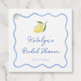 Trendig Vågig Kant Huvudsqueeze Bröllopsdusch Gåvor Etiketter