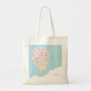 Trendig varmluftsballong Personlig Totebag Tygkasse