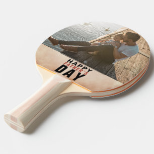 Trendig Vattenfärgsfotot för Lycklig Far Pingisracket